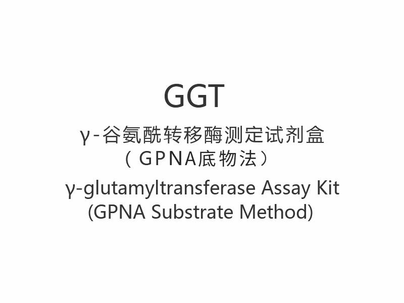 【GGT】مجموعة مقايسة γ-glutamyltransferase (طريقة الركيزة GPNA)